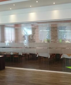 Glasschiebewand Innenraum