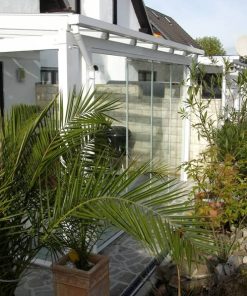 Glasschiebewand, kunststoffhandel24.de, dreku, terrasse